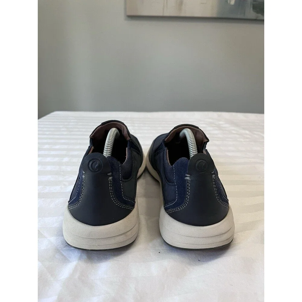Clarks Wavewalk Unstructured Loafers Men’s 10.5 M Un Trail Step Blue Ortholite